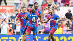 极速电竞：西甲：8连胜 巴塞罗那队3-0奥萨苏纳队继续领跑积分榜.